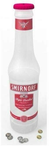 Large Stylish Money Bottles Moneyboxes Box Coins Notes Tin Plastic Piggy Bank 60CM/2FT ([Original Coca Cola 60cm 2ft]) (SMIRNOFF 2FT)