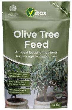 Wolvercroft Garden Centre Vitax Lot de 3 sachets d'engrais pour olivier 0,9 kg