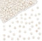 NBEADS Ca. 250 Stück Natürlich Gefärbte Lava-Perlen, 6mm White Rock Edelstein Runde Lose Perlen Für DIY Schmuck Armband Halskette Herstellung, Bohrung: 1 mm