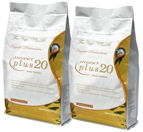 Futter Shuttle Plus 20 Hundefutter mit Insekten, getreidefrei, 2 x 5 kg