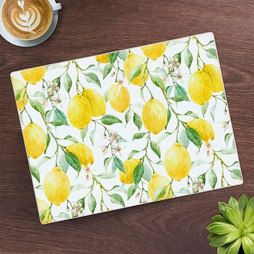 Lesser & Pavey British Designed Cutting Board | Lovely Chopping Board for Home or Trendy Restaurants (Lemon Grove)