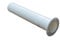 Wanddurchführung Ø 64 mm - 350 mm Länge - Cremeweiß