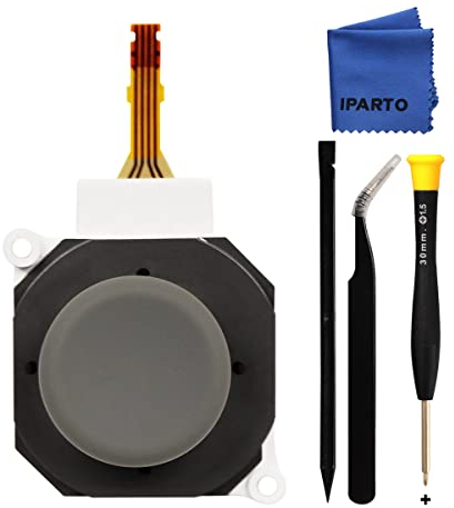 iParto Joystick 3D di ricambio per Nintendo 2DS 3DS 3DS XL joystick analogico pollice con tappo a cerchio