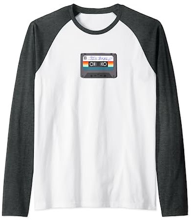 Kassettenband 90er Jahre Babe Design Hülle Raglan