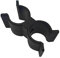 F Fityle Double Pipe Clamp Clips Chain Link Fence Panel Clamps Home Ladders Pipes Connection Fitting Ship Pipe Linking for Bar Set up Fence Boat Hooks