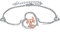 YAFEINI Axolotl Geschenke Sterling Silber Axolotl Armband Herz Axolotl Schmuck für Frauen Mädchen Schmuck Geschenke