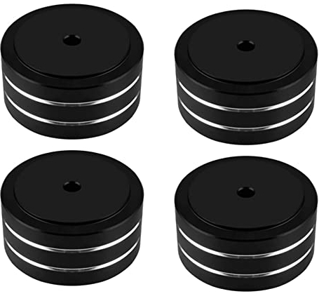 Augnongly 4 x HiFi Audio Speakers Amplifier CD Player Shock Absorber Feet Feet Supports for Vibrations