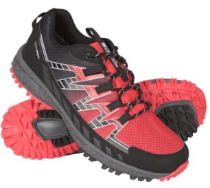 Mountain Warehouse Enhance Mens Trail Running Shoes | Comfortable & Durable Sneakers, Waterproof & Lightweight Trainers with Cushioned Footbed for Comfort, For Walking & Hiking