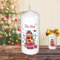 Weihnachtskerze Stumpenkerze – Für Dich Wichtel Frau - Kerze in Geschenkverpackung mit Schleife zu Weihnachten | moderne Motive auf Tattoofolie Schiebefolie