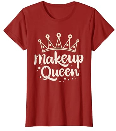 Makeup Queen Oat Milk Acryl Gel Nagellack Augen Make-up T-Shirt