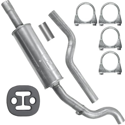 Polmo Schalldämpferset Auspuff Mitteltopf für Passat CC 2008-11/2010 2.0 TDI Stufenheck