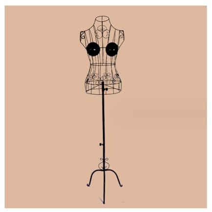 Schneiderpuppe Erwachsene Frau Verstellbare Schneiderbüste Schaufensterpuppe Einstellbar Brautkleider Mannequin-Bügel Bügeleisen Schaufensterpuppe Gestell Fotografie Hochzeitskleid Display Rack (Colo