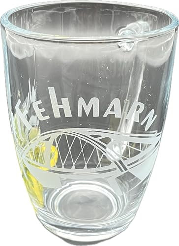 Trinkglas, Teetasse, Tasse, Kaffeeglas mit Gravur Fehmarn Fehmarnsundbrücke