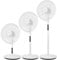 Ardes AR5PR4003 - Ventilador multifunción HURACAN 3 en 1, ventilador de pie y mesa de 5 aspas, oscilante, inclinación ajustable, mando a distancia y temporizador