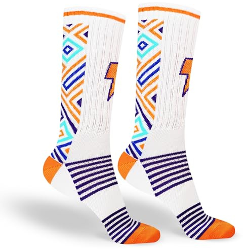 in s(h)ock Barcelona Cycling Socks for Men and Women - Breathable Crew Running Socks -Sport Sock Made for your Daily Exercise and Workouts