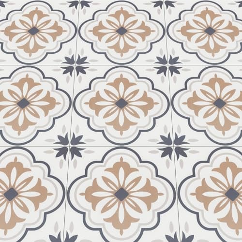 NUFLR Vinylboden PVC Bodenbelag Selbstklebend Wasserdicht Verschleißfest Geeignet für Badezimmer Küche Wohnzimmer Schlafzimmer 30x30cm 36pcs