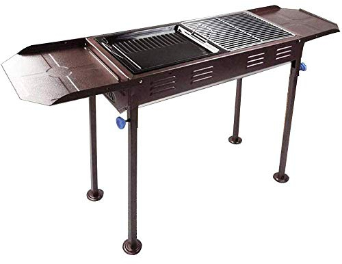 MRLILIN Barbecue Grill Holzkohlegrills Barbecue Outdoor Tragbarer Mehr Edelstahl Edelstahl Dicker Grill Grill Grill Voller rauchfreier Grill