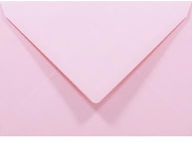 Netuno 50 enveloppes rose pastel C6 114x162mm Rainbow 80g rabat pointu enveloppes colorées enveloppes décoratives pour lettres invitations mariage Noël cartes de voeux anniversaires cartes postales