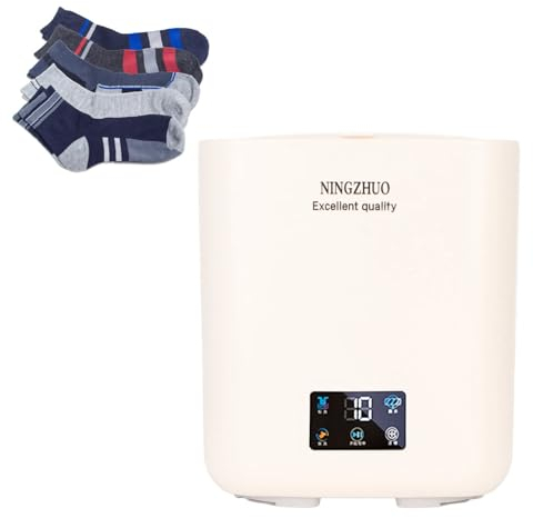 Topyond Lavadora portátil automática de 7 litros de gran capacidad con secado giratorio para dormitorio, apartamento familiar, RV, mini lavadora y secadora combinadas, lavadora (Beige)