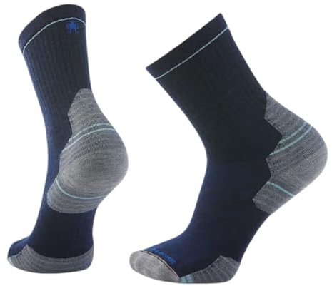 Smartwool Unisex Hike Targeted Cushion Mid Crew Socken (1er Pack) | Gezielte Polsterung, rutschfester Sitz, Indestructawool, spürbarer Komfort auf langen Touren