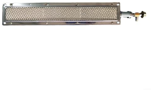 BBQ Barbecues Barbecue Gasgrill Infrarot Seitenbrenner Keramik Heizung Aluminium Platte Infrarot Brenner mit Düse (41 x 8 cm)