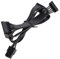 Klaisy 6PIN To 4 Power Supply Power Cable Extension For G1G2G3 Power Modular Power Supply Easily Multiple Drives