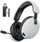 OPUTIK Wireless Gaming Headset for PS4 PS5 PC Bluetooth Gaming Headphone with Microphone White Gamer Headset with Mic, 2.4GHz Lossless Audio, USB & Type-C