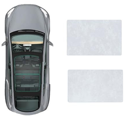 WLLLLa Parasol para Techo Solar de Coche para Alfa Romeo Stanway 2017,Parasol Plegable para Sol Coche Protección UV y Térmica,B-Gray White Suede