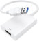 Panera USB to HDMI Adapter Converter Cable for Multi Monitor USB 3.0/2.0 to HDMI Converter 1080P HD with Audio Output for PC/Laptop/Projector/Monitor/HDTV Compatible with Windows XP/8/10/11,White