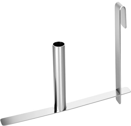 Junrvivy Abrollhilfe für Sichtschutzstreifen, Aluminium Montagehilfe für Doppelstabmattenzaun, Einfaches Anbringen und Ausrollen von Sichtschutz, Stabiler Zaunhaken, 30x24x3cm, Leicht und Robust