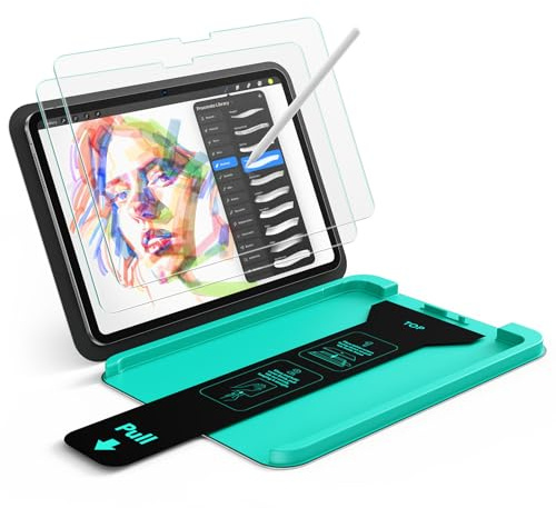 ESR 2 Stück Paper-Feel Schutzfolie für iPad Pro 13 Zoll M5/M4, 9H Härte | 2025/2024, Militärnorm Schutz, UltraFit-Schablone, Matt Oberfläche für Schreiben, Anti-Glare, Blasenfrei, Armorite-Serie
