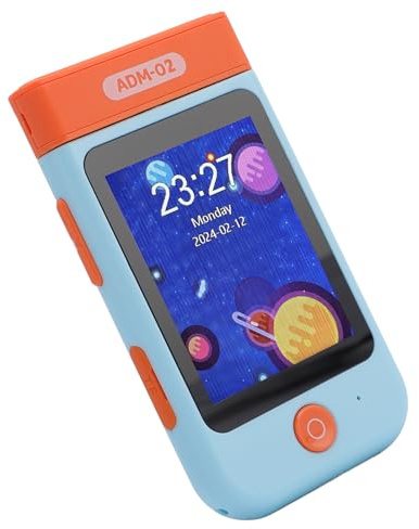 Masyrt Cadeau pour smartphone pour garçons et filles - Écran tactile de 2,8 - Jouet éducatif pour smartphone - Pour enfants de 3 à 12 ans - Chat bleu