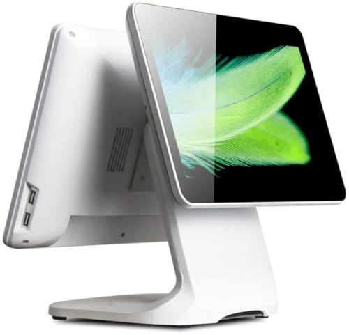 Mirjynous Registratore di Cassa Doppio Schermo Touch 15.6
