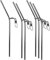 Storfisk fishing & more 6er oder 9er Set Anti Tangle Abstandshalter Chrom 7 cm, 10 cm, 20 cm oder als Set, Länge:10 cm
