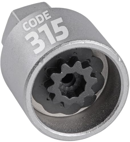 SW-Stahl 02385L-15 Felgenschloss Adapter 315 I geeignet für Mercedes-Benz I Felgenschlösser lösen I Radsicherung Felgenschloss Demontage Werkzeug I Felgenschloss Ausdreher I Felgensicherung Schlüssel