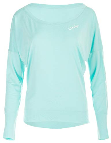 WINSHAPE Damen Ultra Leichtes Modal-longsleeve Mcs002 Longsleeve, Mint, S EU
