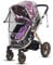 1 STÜCK PVC Transparent Universal Faltbare Wasserdichte Kinderwagen Regen Abdeckung Staub Windschutz Kinderwagen Zubehör Reißverschluss Fenster Design