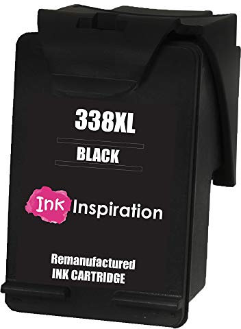 Ink Inspiration® Schwarz Premium Druckerpatrone Ersatz für HP 338 Photosmart 2575 2610 2710 8150 8450 8750 C3180 DeskJet 460c 6540 6620 9800 PSC 1610 2355 Officejet 100 150 6210 H470