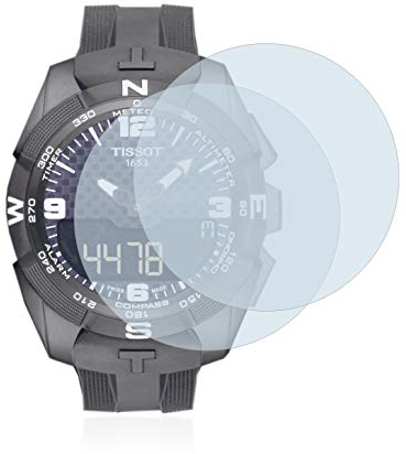 brotect Protection Intégrale 3D Incurvé pour Tissot T-Touch Connect Solar (2 Pièces) - Couverture Complète, Film Protection Écran
