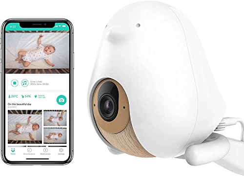 CuboAi Plus Smart Baby Monitor: Sleep Safety Alerts for Covered Face, Danger Zone & Sleep Analytics - 1080p HD Night Vision Camera, 2-Way Audio, Cry & Temperature Detection (Incl. 3 Stand Options)
