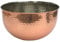 Large Hammered Copper Coloured Bowl