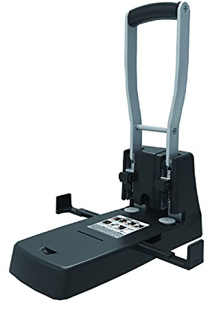 MP - Perforadora Papel Profesional 150 Hojas de Gran Capacidad,Taladradora Papel 2 Agujeros Mango Extendido para Operación con Poco Esfuerzo y Regleta de Tope Ajustar Folios A5 A4 A3