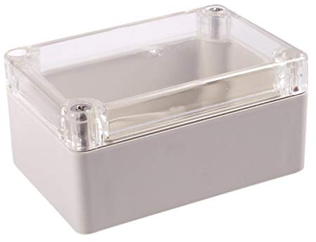 Dasing Wasserdichte Abzweigdose Wasserdicht IP65 Elektrische Anschlussdose Outdoor Verteilerdose Aufputz Klar Gehaeuse Universalgehäuse Gehäuse Fall Power Abzweigdose 100 x 68 x 50mm