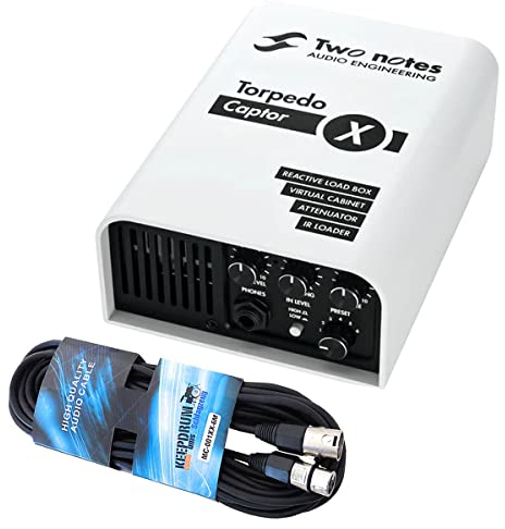 Two Notes Torpedo Captor X 8Ohm Loadbox + keepdrum XLR-Kabel