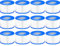 Macaberry Typ S1 Spa Filter 29011E für alle Intex PureSpa 28429E, 28403E, 28407E, 28443E, 28453E, 28421E, 28423E, 28413E, und 28453E, 11692, SB-h10, JPC01 Easy Set Schwimmbadpumpe , 12er-Pack