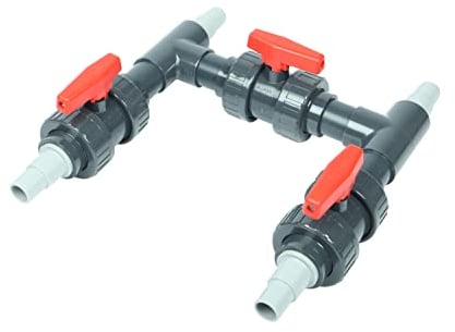Wacredo Wärmepumpen Anschluss-Set Ø 50 mm Bypass Anschluss Set Solar Heizung Pool | Schwimmbad | Pool-Wärmepumpen | Solarheizung | Steuerung der Wasserzufuhr für eine optimale Temperaturregulierung