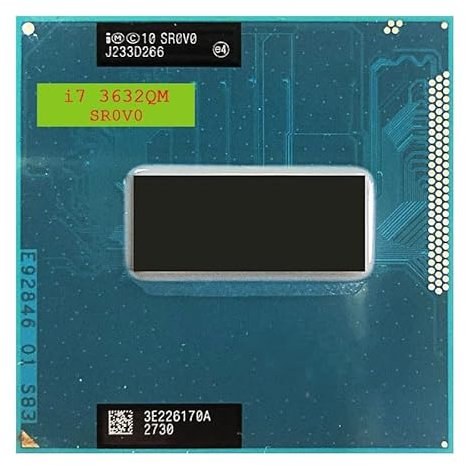 Hegem Processeur Intel Core I7-3632QM I7 3632QM SR0V0 2,2 GHz Quad-Core Huit Fils 6M 35W Socket G2 / RPGA988B