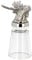 H.Bauer jun. Edelstahl Zylinder Schnapsglas 4 cl ohne Henkel - ausgefallenes Shotglas mit Jagdmotiv Elch Ø 4.5 cm - individueller Stamper mit Fuß - Highlight zu jeder Payrty, Feier oder an der Bar