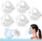 ACCROL 5/10 Stück 3D Maskenhalterung Maskenhalter, Halterung für Masken, Stützrahmen, Innenkissen für Masken, Lippenstift Schutz Ständer Gesicht (Size : 5 Stück)