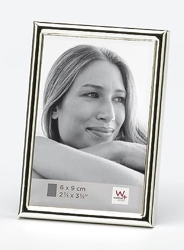 walther design Bilderrahmen silber 6 x 9 cm Doppelpack, Chloe Portraitrahmen WD069SD